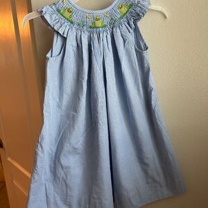 Smocked dress with frogs, Collection Bee size 2